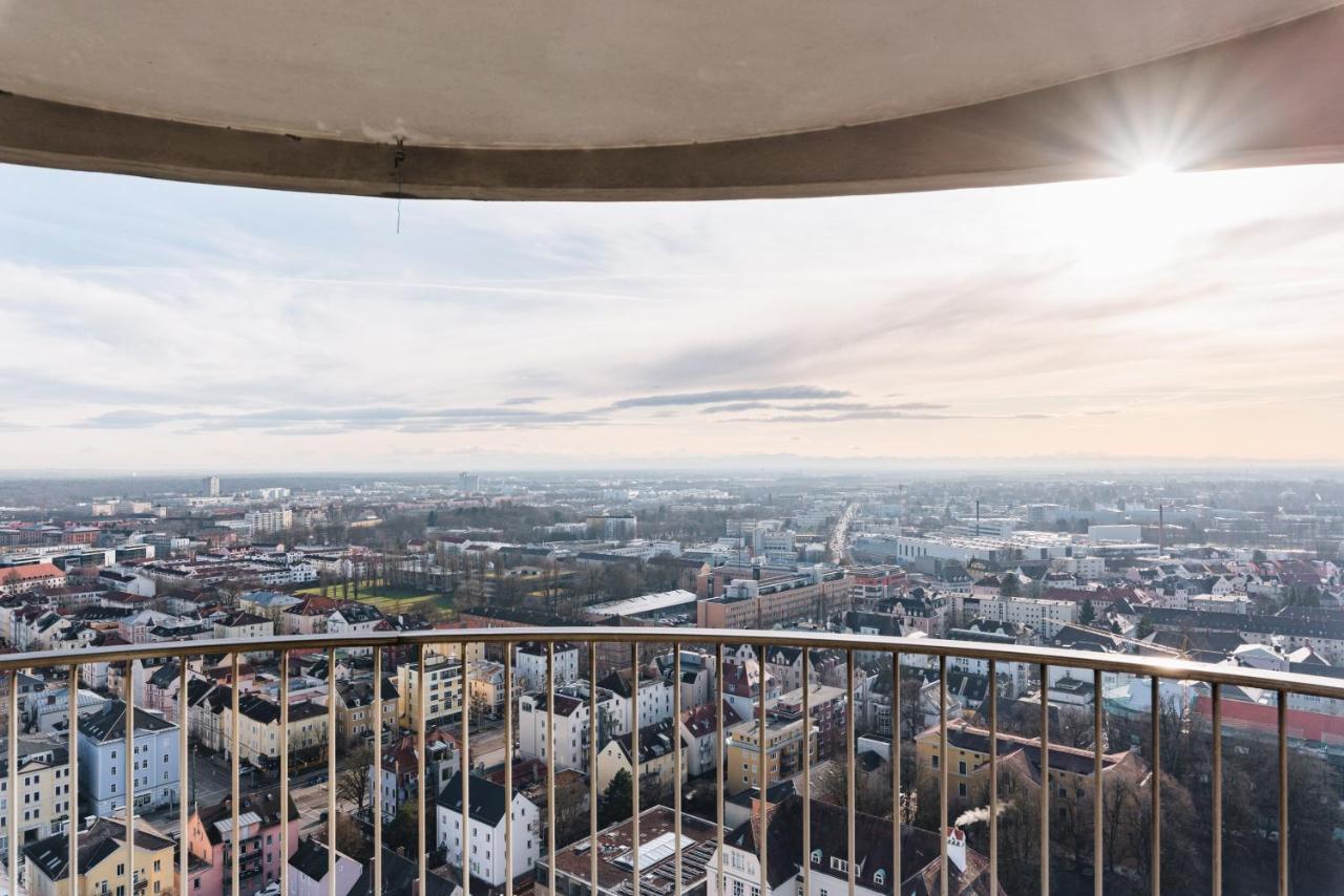 Great City View I 26 Floor I Netflix And Boxspringbed Augsburg Exteriér fotografie